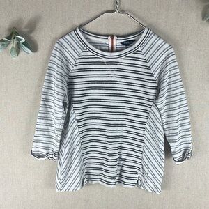 Lucky Brand > Striped Cotton Sweatshirt Extra Small